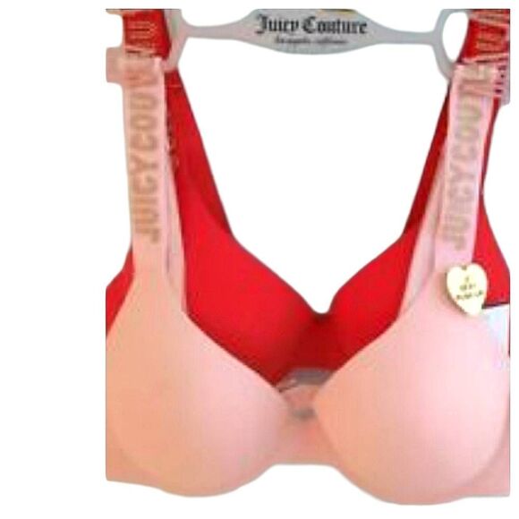 Juicy Couture 2-PK Logo Strap Sexy Push-Up Bra Set - Picture 8 of 8